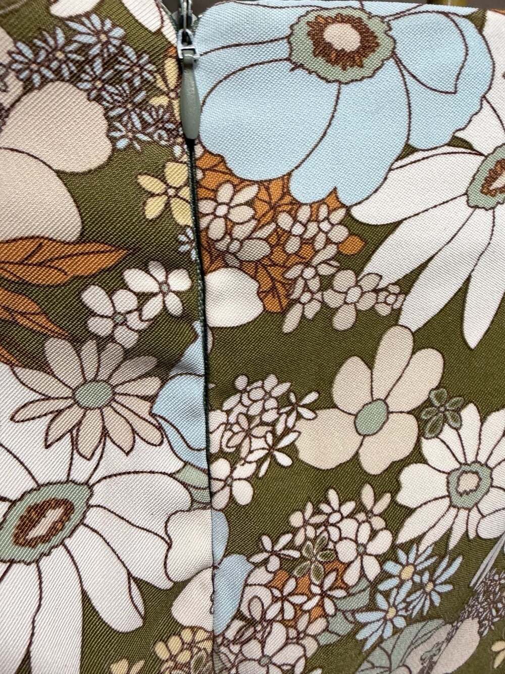 014 Altar'd State Green Floral Boho Mini Skirt Size M - Picture 3 of 7